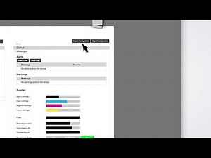 Lexmark Printer Overview—Importing and Exporting Settings