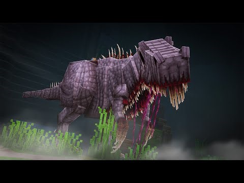 Minecraft's Dinosaur Horror Mod is TERRIFIYING: The Parasitic Rex