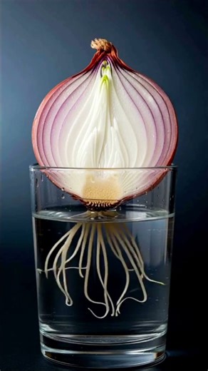 Onion Growth Timelapse – Realistic Root & Green Shoot Development