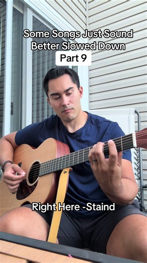 Some songs just sound better slowed down part 9 Right Here @@Staind ##staind##dadrock##guitarcover##guitarist##guitartok