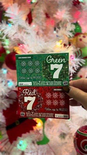 Our holiday scratch tickets understood the assignment.