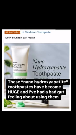 Evan Brand on Instagram: "Is nano-hydroxyapatite toothpaste actually good for us?This stuff was supposed to be superior to fluoride toothpaste but nano particles are hard to study. A 2019 study examined the impact of various nHA crystal shapes on human renal proximal tubular epithelial cells. The findings indicated that nHA crystals could induce oxidative stress, leading to decreased cell viability, loss of cell membrane integrity, cell swelling, and necrosis. The study concluded that the cytoto