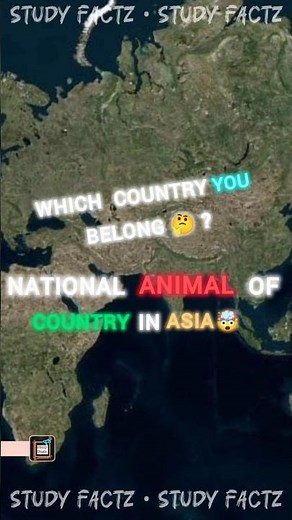 National Animal Of Country In Asia 🤯(Part-1)