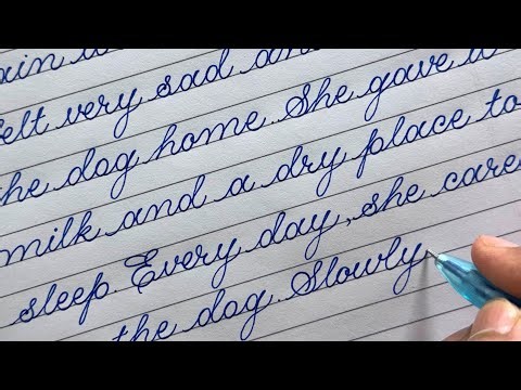 How to Write Beautiful Cursive Handwriting | Easy Handwriting Practice