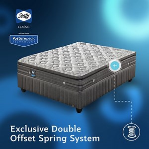 2.6K views · 29 reactions | Discover Sealy’s Exclusive Double Offset Spring System, providing durable support and reducing motion transfer for uninterrupted sleep. It’s support that lasts. Learn more: https://sealy.co.za/classic-range/ #SealyClassic #DoubleOffsetSpringSystem #DurableSupport #SealyComfort #SupportMatters | Sealy South Africa | Facebook