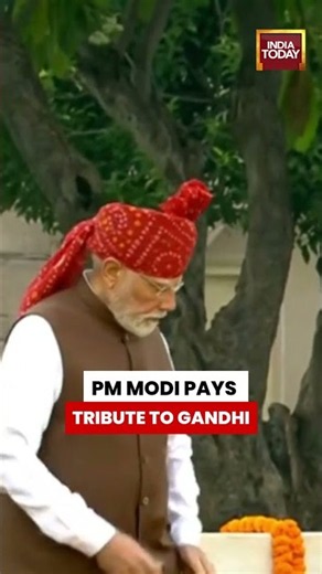 Independence Day 2026: PM Modi Pays Tribute to Mahatma Gandhi at Rajghat #pmmodi #independenceday