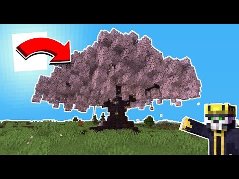 COMO CONSTRUIR UMA MEGA ARVORE DE SAKURA NO MINECRAFT