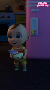 Midnight Snack Adventure! #MidnightSnack #KidsShorts #FunStory | Billion Surprise Toys - Kids Show