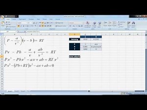 Excel for Chemical Engineers I 04 I Basics [doing iterations] (3/10)