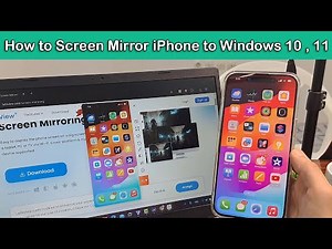 How to Screen Mirror iPhone to Windows 10 & 11 - Easy Guide (2024)