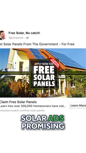 "Full solar install - only £4,995!"  If you're seeing ads like...