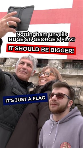 A huge St George’s Cross has been described as 'amazing' by passers by as it was unveiled in Nottingham. The 60ft long flag was installed on the front of the city’s council house in the annual tradition celebrating England’s patron saint. It’s believed to be the biggest St George’s Cross on display in the country and likely the world. #England #Nottingham #EastMidlands #StGeorge #StGeorgesDay #Flag #GBNews | GB News