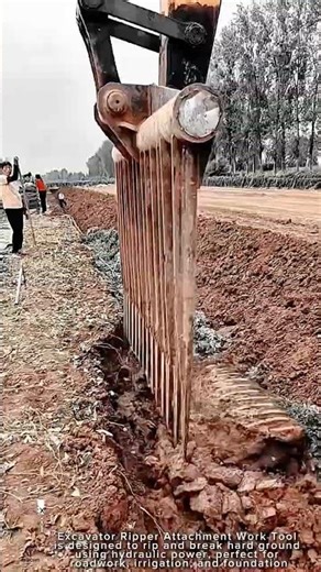 Excavator Ripper Attachment Work Tool for Hard Soil Breaking