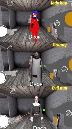 LadyBug, Grant, Evil Nun Vs RPG Trolling 🤯🥶😈 #trending #shortviral #youtubeshorts #granny #shorts