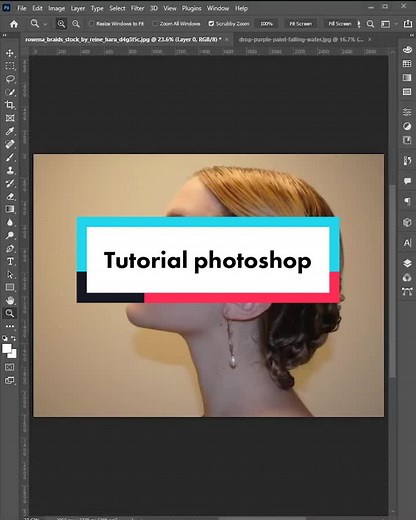 Tutorial Photoshop on TikTok