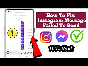 How To Fix Instagram Message Failed To Send 2025 |