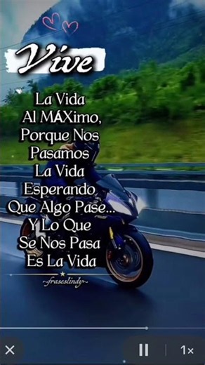 A vivir la vida.🏍️Live is life” Opus #remix