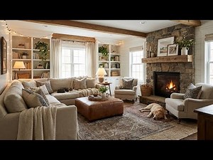 Inside a Cozy Cottage Dream Home - Warm Interiors & Timeless Charm