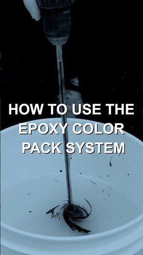 How To Use The Epoxy Color Pack System