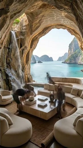 Luxury Cave Villa with Ocean View 😍🌊 | Hidden Paradise You Won’t Believe!