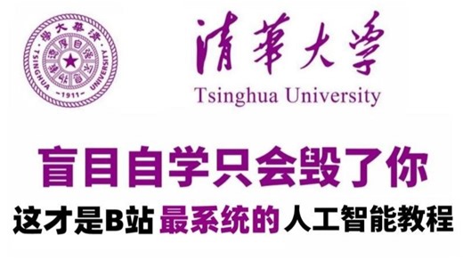 【整整300集】清华大学156小时讲完的AI人工智能从入门到精通全套教程，全程干货无废话！学完变大佬！机器学习/深度学习/opencv