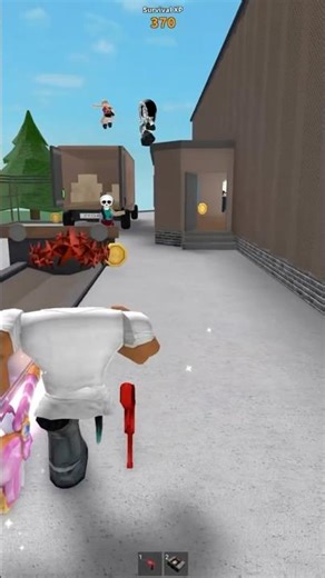 Trolling the murderer MM2❤️‍🩹 #roblox #mm2 #trolling