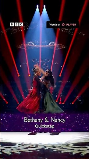 Bethany and Nancy have Quickstepped their way to their thrones #Strictly!