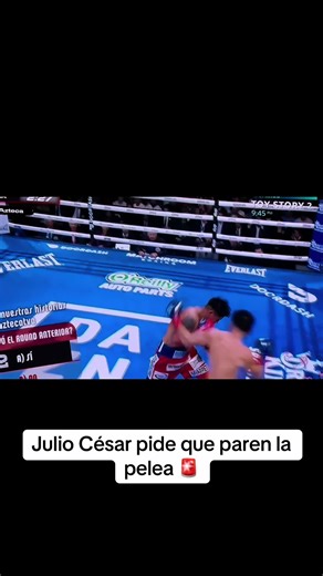 Julio César Chávez exige detener la pelea de boxeo