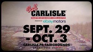 1.5K views · 1.4K reactions | Join us September 29th through October 3rd at the Carlisle PA Fairgrounds for the Fall Carlisle Collector Car Flea Market, Corral, and Auction presented by eBay Motors. | Carlisle Events | Facebook