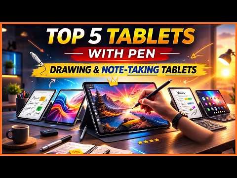 ✅ Top 5 Best Tablets with Pen 2025 | Best Drawing & Note-Taking Tablets Reviewed