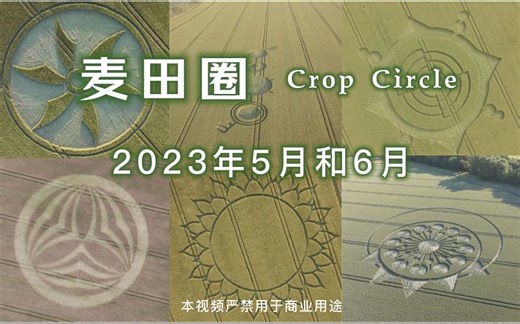 麦田圈 Crop Circle｜2023年5月和6月的6个麦田圈