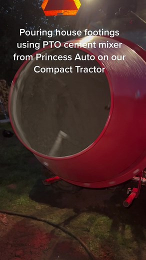 The footings are in thanks to our handy pto cement mixer and compact tractor. Another step closer to finishing before the snow flies #tractor #compacttractor #cementmixer #mixer #cement #footings #diy #construction #housebuild #houseaddition #kioti #diyconstruction #farmhouse #housingmarket2022 #fixerupper #fyp @Emily Lane