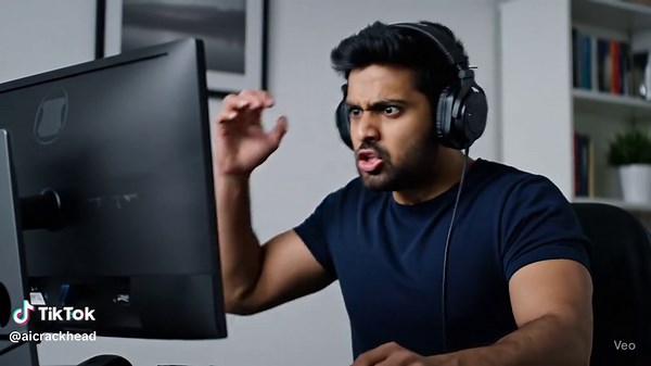 AI Generated Video: Hilarious Indian Guy in Water