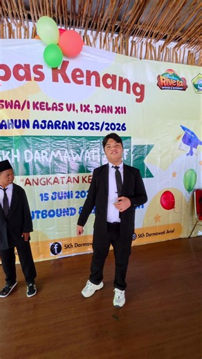 Fariz sm iki acara perpisahan hh #shorts