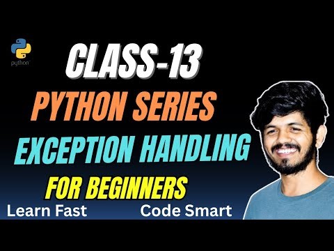 Python Exception Handling Explained in Telugu 🚨 | try-except-finally | errors ని ఎలా handle చేయాలి?