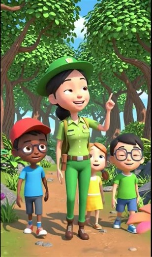 Kids Learn About Nature with a Forest Ranger | Fun Educational Cartoon for Children #kidscartoon