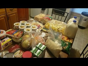 Food Bank Haul. Large Food Bank in County. Low Income. Free Food