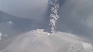 Video. Volcano erupts in southwestern Japan