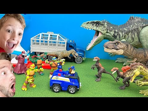 The Ultimate Dinosaur Battle! / DON'T GET EATEN! (Full Video)
