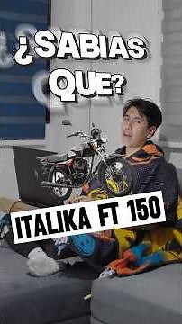la moto mas vendida de mexico / FT 150 POR ITALIKA #moto #italika #ft150 #sabiasque