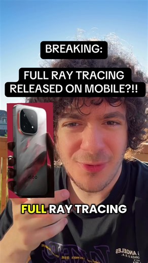 FULL SCENE RAY TRACING RELEASED ON MOBILE?! #fyp #techtok #tech #funny #gaming