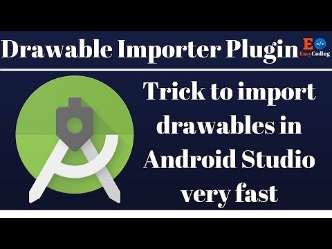 Android Drawable Importer| Trick to import drawable in android studio very fast