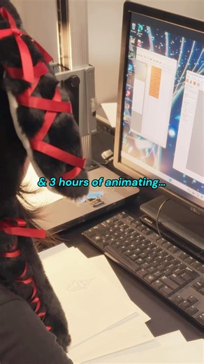 DAY 14: “victor” the ai computer virus!! 😊 he doesn’t have empathy but keeps you company #animation