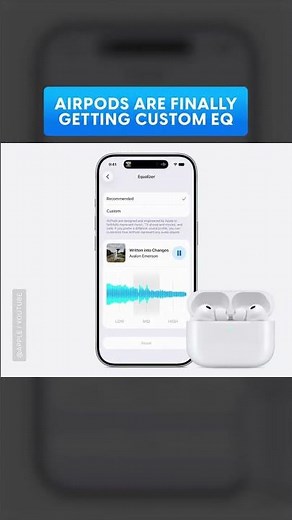 Apple is finally letting you tune your AirPods the way you want. A new custom EQ setting is coming…