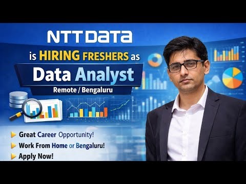 NTT DATA Hiring Data Analyst | Remote Job | SQL, Python, Power BI | Apply Now