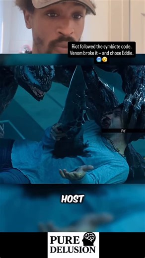 Pure Delusion on Instagram: "He wasn’t supposed to save Eddie… but Venom broke an alien rule older than planets just to keep one human alive.😮‍💨🥶 1. ⚔️ Riot Was a Higher-Tier Symbiote In Venom, Riot wasn’t just another alien — he was a leader-class symbiote, stronger, more aggressive, and fully committed to conquering Earth. Unlike Venom, Riot had zero emotional attachment to humans, giving him a brutal combat advantage. 2. 🧬 The Fight That Almost Ended Venom During the final rocket launch b