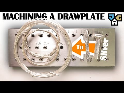 Machining a Tool for Making Silver Wire / Drawplate