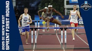 Every men's West sprint prelim from 2025 NCAA outdoor track and field championships