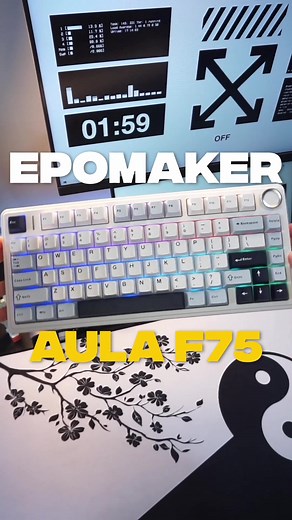 ⌨️ Uno de mis top 5: Teclados inalámbricos ⌨️ EPOMAKER X AULA F75 @epomakerkeyboard #epomaker #epomakerkeyboard #keyboard #aula #aulaf75 #epomakeraulaf75 #teclado #tecladogamer #tecladomecanico #tecladoinalambrico #tecladobluetooth #bluetooth #inalambrico #rgb #gamer #mechanicalkeyboard #rgbkeyboard #gamingkeyboard #wirelesskeyboard #bluetoothkeyboard #aesthetickeyboard #review #videoreview #reseña #unboxing #unboxingvideo #tecnologia #technology #tecnology #tech #techtok #perifericos #periferic