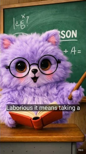 This Cute AI Teaches “LABORIOUS” 🤯#shorts